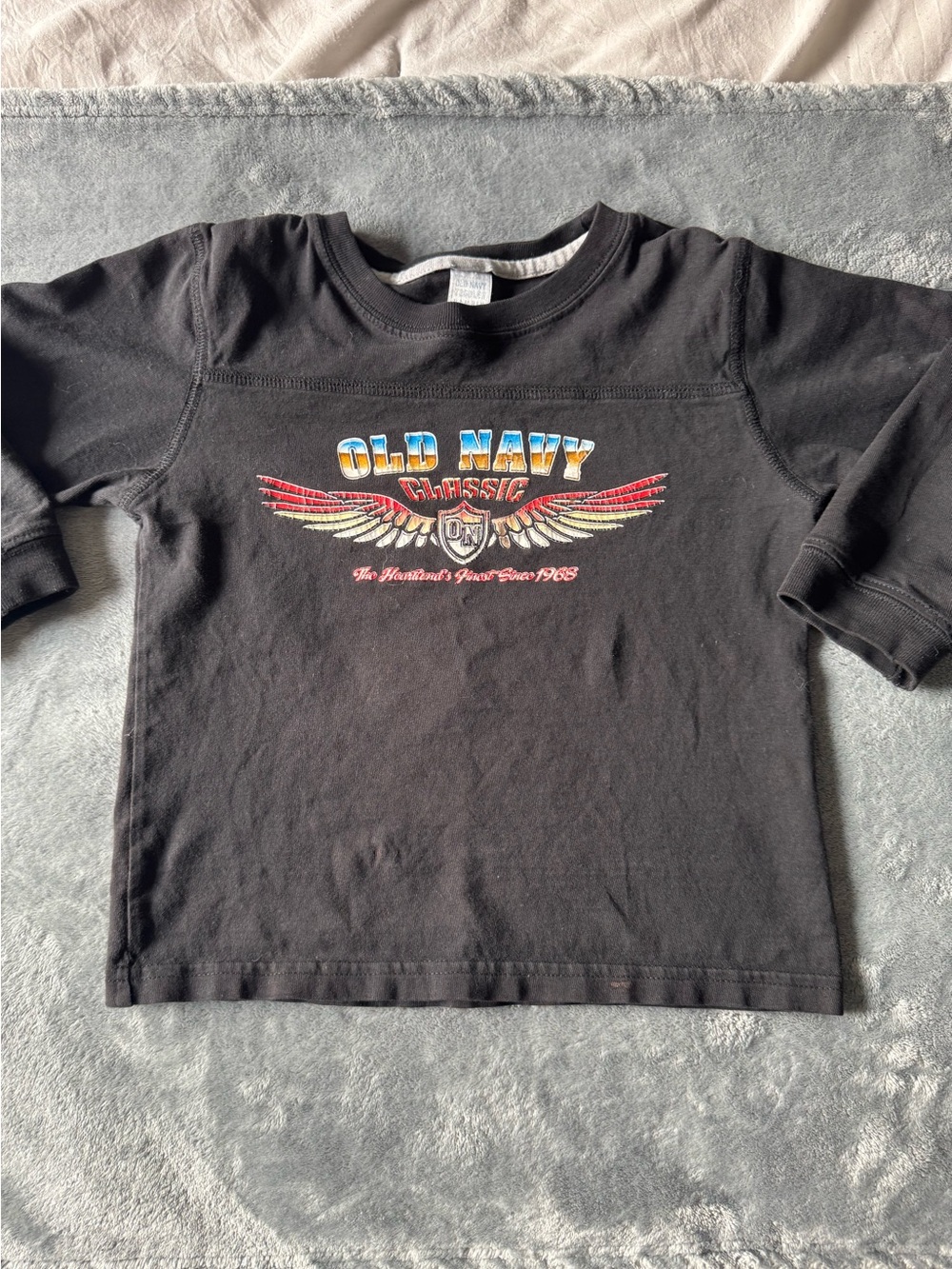 Old Navy Winged Graphic Tee Kids 5T Harley Style Biker Y2K Shirt